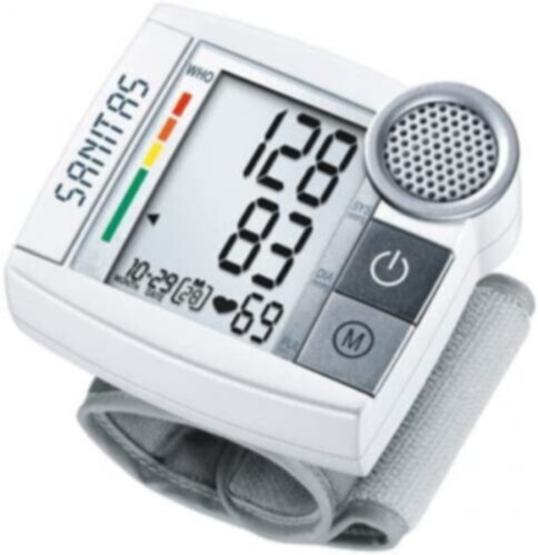 SANITAS | Talking Wrist Blood Pressure Monitor | SBC 55