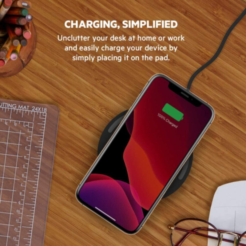 BELKIN | Fast Wireless Charging Pad without USB Cable Black 15W | WIA002btBK