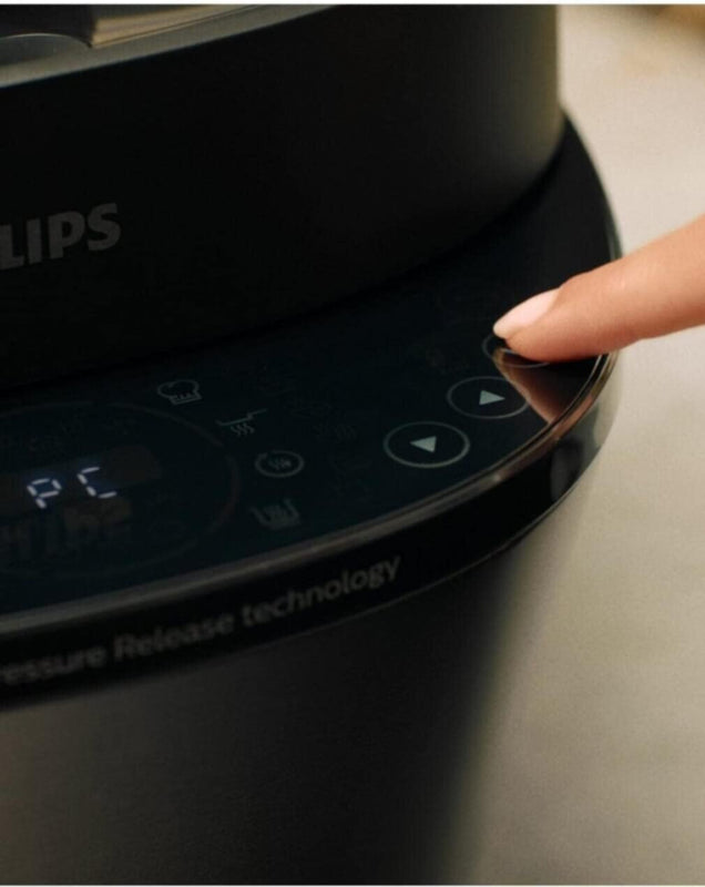 PHILIPS | All-In-One Cooker Pressurized 5Ltr 1090W Black | HD2151/56
