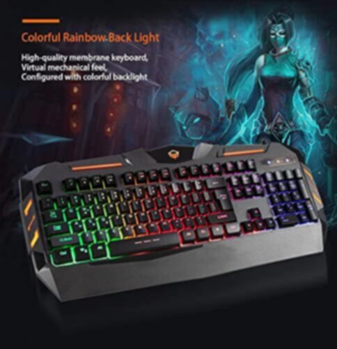 MEETION | Backlit Gaming Combo Kits 4 in 1 C500 (Keyboard/Mouse/Headphone/Mouse Pad) | MT-C500
