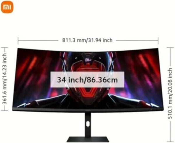 XIAOMI | Curved Gaming Monitor G34Wqi Uk | ELA5458UK