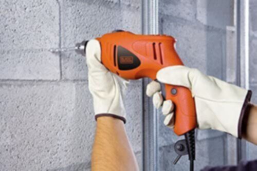 BLACK + DECKER | Vsr Hammer Drill 500W 10Mm | HD5010VA5-B5