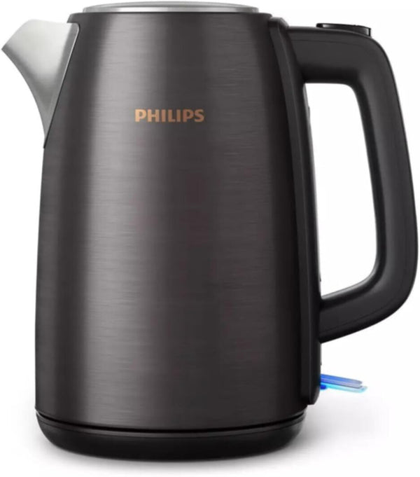 PHILIPS | 5000 Series Electric Metal Kettle 1.7Ltr 2200W Black & Copper | HD9352/31