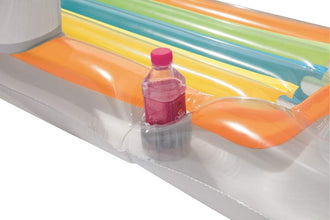 BESTWAY | Air Beach Mattress With Backrest And Armrests Silver 1.61mx84cm | BES115TOY00272