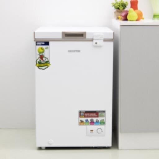 GEEPAS | Chest Freezer 120Ltr 100W White | GCF1206WAH