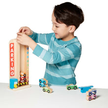 MELISSA & DOUG | Wooden Stack & Count Parking Garage 3+ years | 46005182