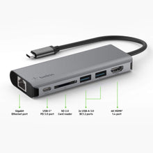 BELKIN | Usb C Multiport Adapter 6In1.Mac And Windows Compatible | AVC008btSGY