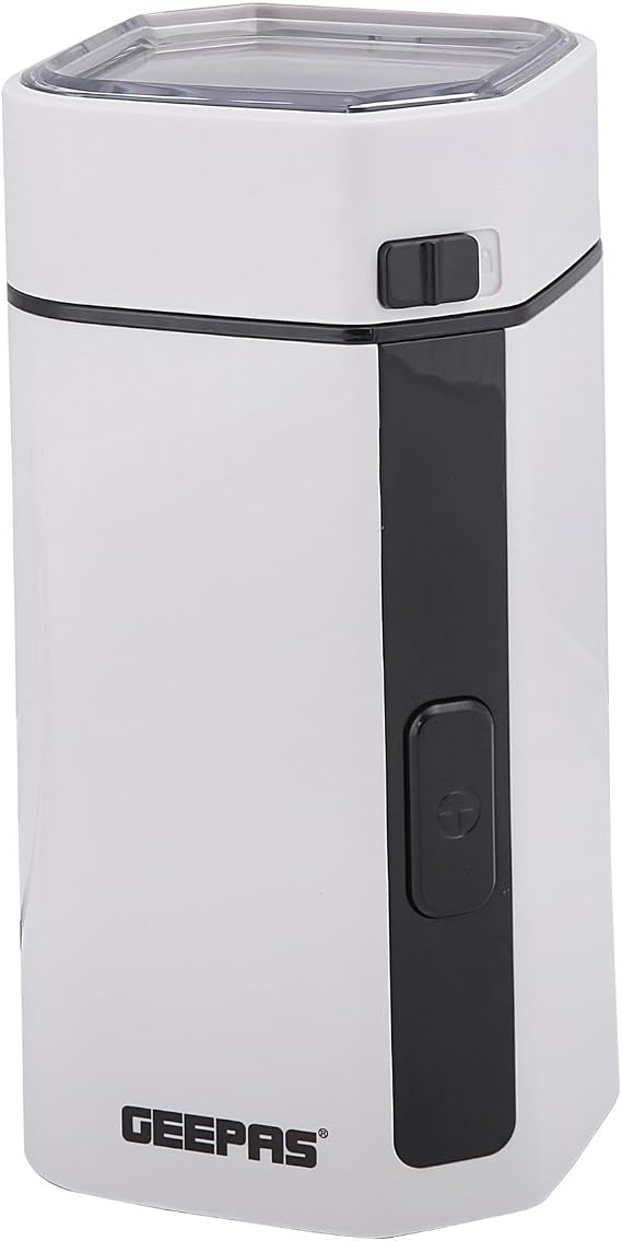 GEEPAS | Coffee Grinder With Stainless Steel Grinding Blade 50 Grams 150 W | GCG41012