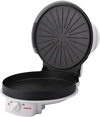 GEEPAS | Pizza Maker 1800W Electric Pizza Maker with 32CM Non-Stick Baking Plate | GPM2035
