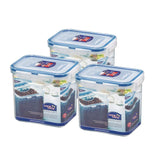 LOCK N LOCK | Plactic Food Container 850ML 3Pcs | LCK103HHL00034