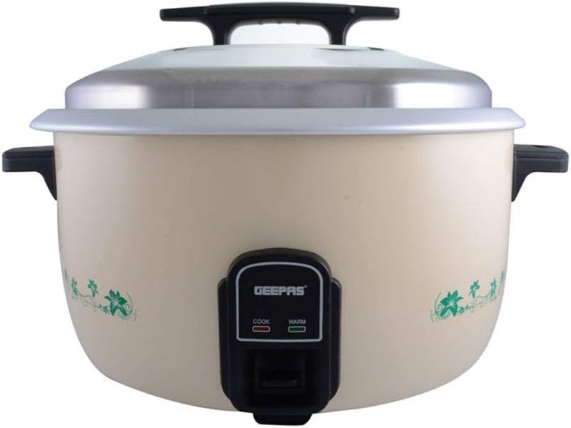 GEEPAS | Electric Rice Cooker With Steamer 10Ltrs 3000W | GRC4323