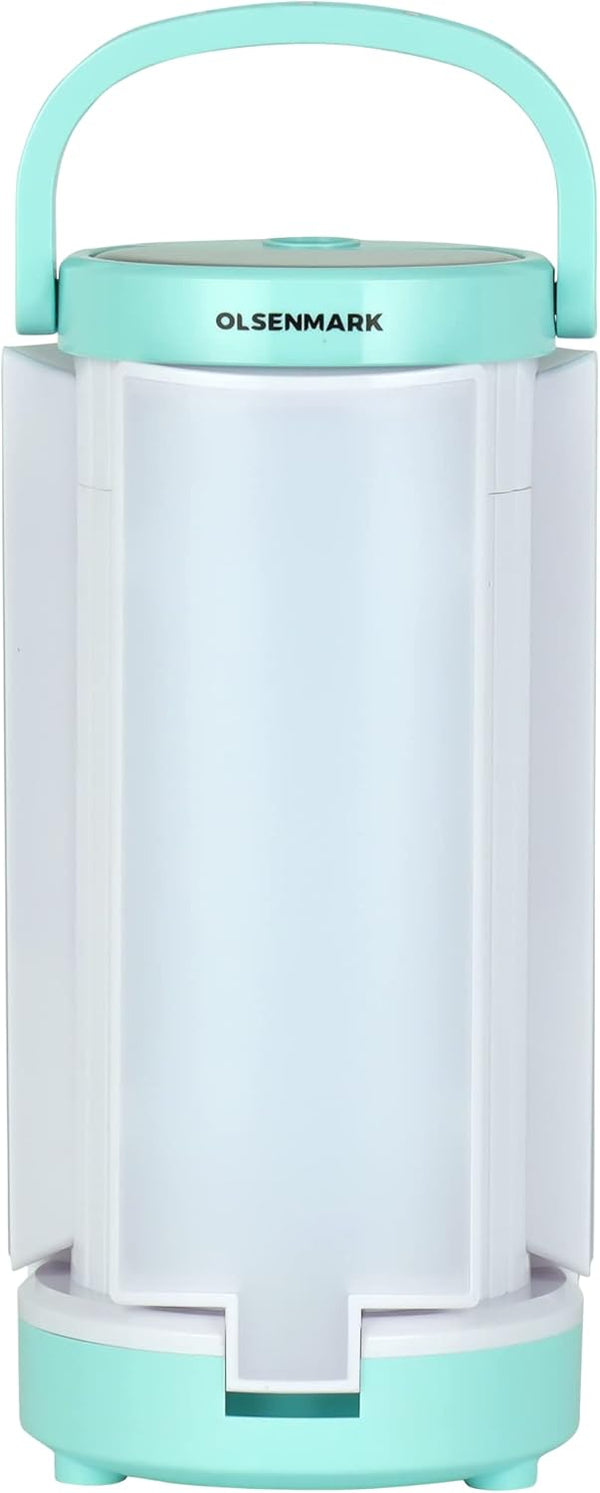 OLSENMARK | Rechargeable LED Emergency Lantern With Solar Panel White/Blue | OME2769