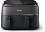 PHILIPS | 3000 Series Air Fryer Dual Basket 9L, 2 Drawer Black | NA350/00