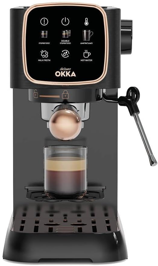 ARZUM OKKA | Semi Automatic Espresso Steam Nozzle Copper Coffee Machine | AZM103HHL00132
