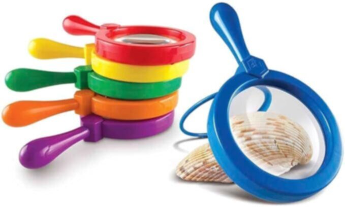 LEARNING RESOURCES UK| Primary Science Jumbo Magnifiers (Set Of 6) (3+ Years) | LER2774