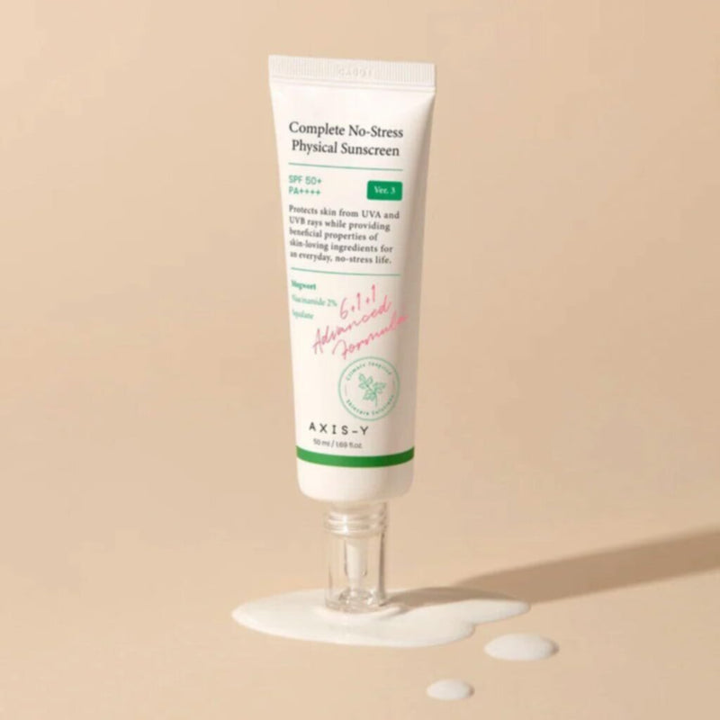 AXIS-Y  | Complete No-Stress Physical Sunscreen SPF50+ Ver.3 - 50ml | BC0119