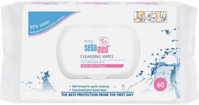 SEBAMED | Baby Wipes 60pcs With 99% Water | SB2520952