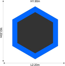 PLUM | 7ft Junior Jumper Trampoline with Enclosure Net Blue | 102402C82