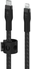 BELKIN | BOOSTâ†‘CHARGE Pro Flex 15W Usb-C Braided Silicone with Lightning 3M Black for Iphone & Ipad | CAA011BT3MBK