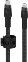 BELKIN | BOOSTâ†‘CHARGE Pro Flex 15W Usb-C Braided Silicone with Lightning 3M Black for Iphone & Ipad | CAA011BT3MBK
