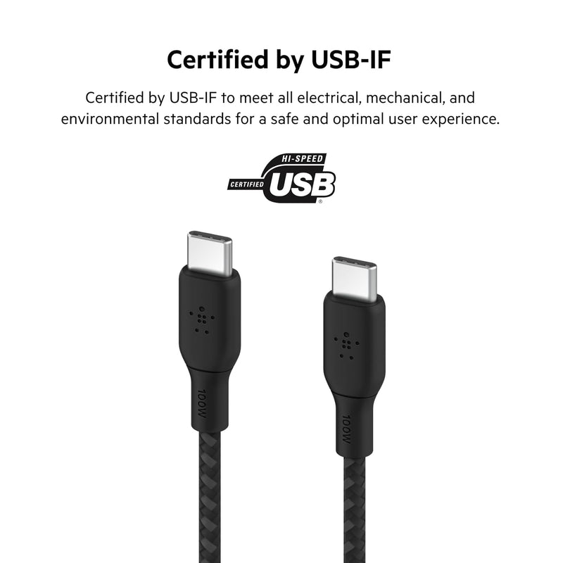BELKIN | BoostCharge Flex USB C to USB C Cable 60W 3M Black | TE0214433