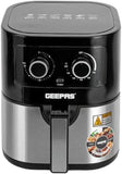GEEPAS | Air Fryer 4.5 Ltrs Pot with Rack Vortex Air Frying | GAF37541