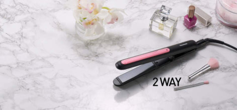PANASONIC | 2 Way Straight and Curl Hair Straightener | EH HV 21