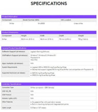 LOGITECH | Driving Force Shifter - USB for PS4 and Xbox One | 941-000130