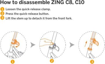 SEGWAY | ZING C8 Ninebot Ekickscooter Foldable Electric Scooter for 6-12 Years  | S22AA00001224