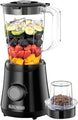 BLACK+DECKER | Blender With Grinding Mill 1.5L 500W | BX440G-B5