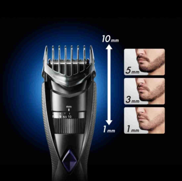 PANASONIC | Wet/Dry Precision Cutting Rechargeable Trimmer with Quick Adjust Dial | ER GB 37