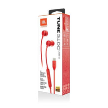 JBL| T310CUSB-C Red Wired Hi-Res In-Ear Headphones | 301001000000621