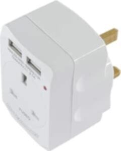 TOTAL | Adapter With 3 Bs Sockets & 2 Usb Ports| TE019