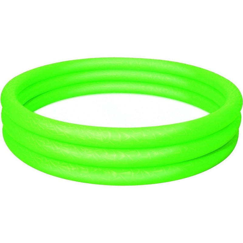 BESTWAY | Inflatable Swimming Pool 6 Feet Kids Play 3-Ring Pool 72x13 Easy to Store Indoor and Outdoor  Above 2 to 12 Years Kids | BES115TOY01784