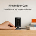 RING | Indoor Cam Plug-in Wi-Fi Security Camera Black | MMWEIINDRCAMB