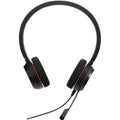JABRA | Evolve 20 UC Stereo/Mono Wired Headset with Quality Microphone Black