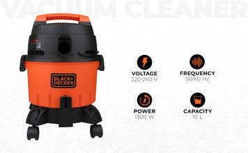 BLACK+DECKER | Wet And Dry Vacuum Cleaner 1200W | WDBD10-B5