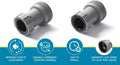 BESTWAY | Flowclear Hose Adapter Twin Pack 38mmx32mm | BES115TOY01798