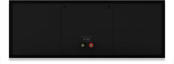 KLIPSCH | Center Channel Speaker Black Textured Wood Grain Vinyl Single | R-50C