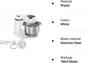 BOSCH | Serie 2 Kitchen machine 700W 3.8Ltrs Bowl | MUMS2EW00G