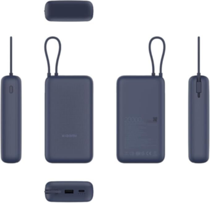 XIAOMI | 33W Power Bank 20000Mah (Integrated Cable) Tan Colour GL | BHR8851GL
