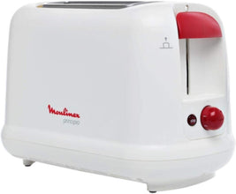 MOULINEX | PRINCIPIO 2-Slots Toaster 850W White-Red | LT160127