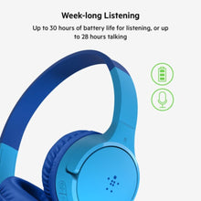BELKIN | SOUNDFORMâ„¢ Mini Wireless On-Ear Headphones for Kids Blue | AUD002btBL
