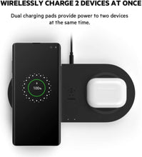 BELKIN | BOOST CHARGEâ„¢ Dual Wireless Charging Pads 10W Black | WIZ002myBK
