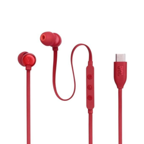 JBL| T310CUSB-C Red Wired Hi-Res In-Ear Headphones | 301001000000621