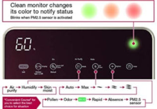 HITACHI | Air Purifier Brown 240V 79mÂ² | EPL110E240E