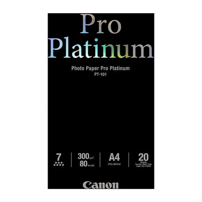 CANON | PT101 Pro Platinum Photo Paper A4 20 Sheets