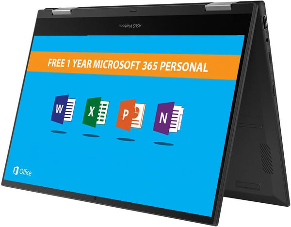 ASUS | Vivobook GO Flip Laptop 14inch Intel Celeron N4050 GB RAM 128G eMMC AR EN Keyboard TP1400KA-EC075WS | MASITNTP14098