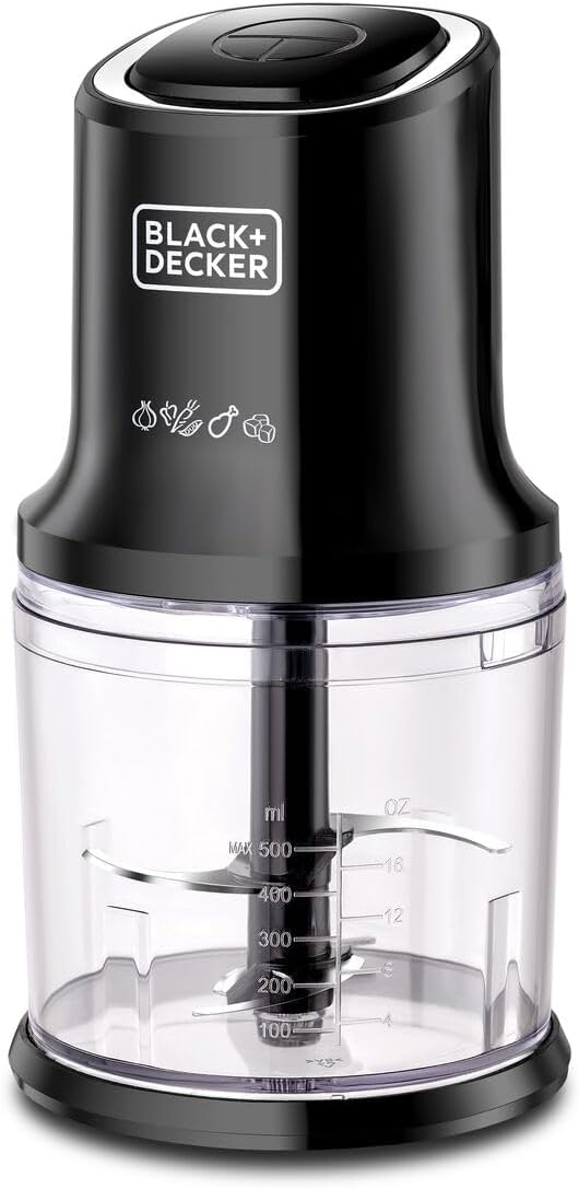 BLACK+DECKER | Vertical Food Chopper With Extra Bowl 500W | FC500J-B5