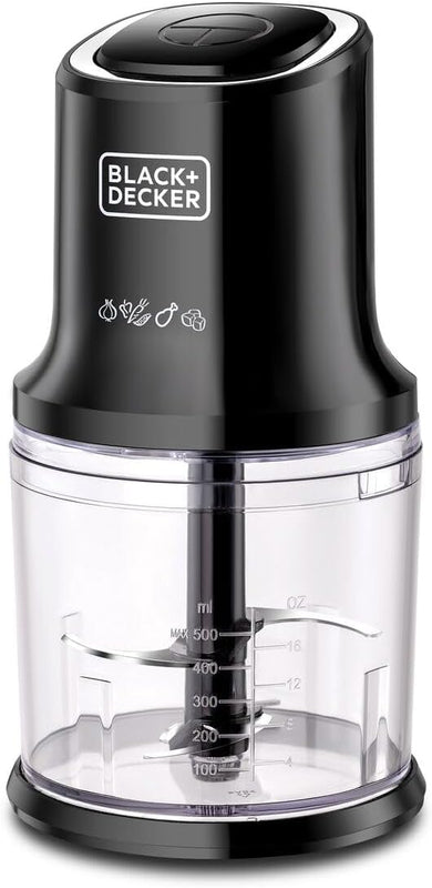 BLACK+DECKER | Vertical Food Chopper With Extra Bowl 500W | FC500J-B5